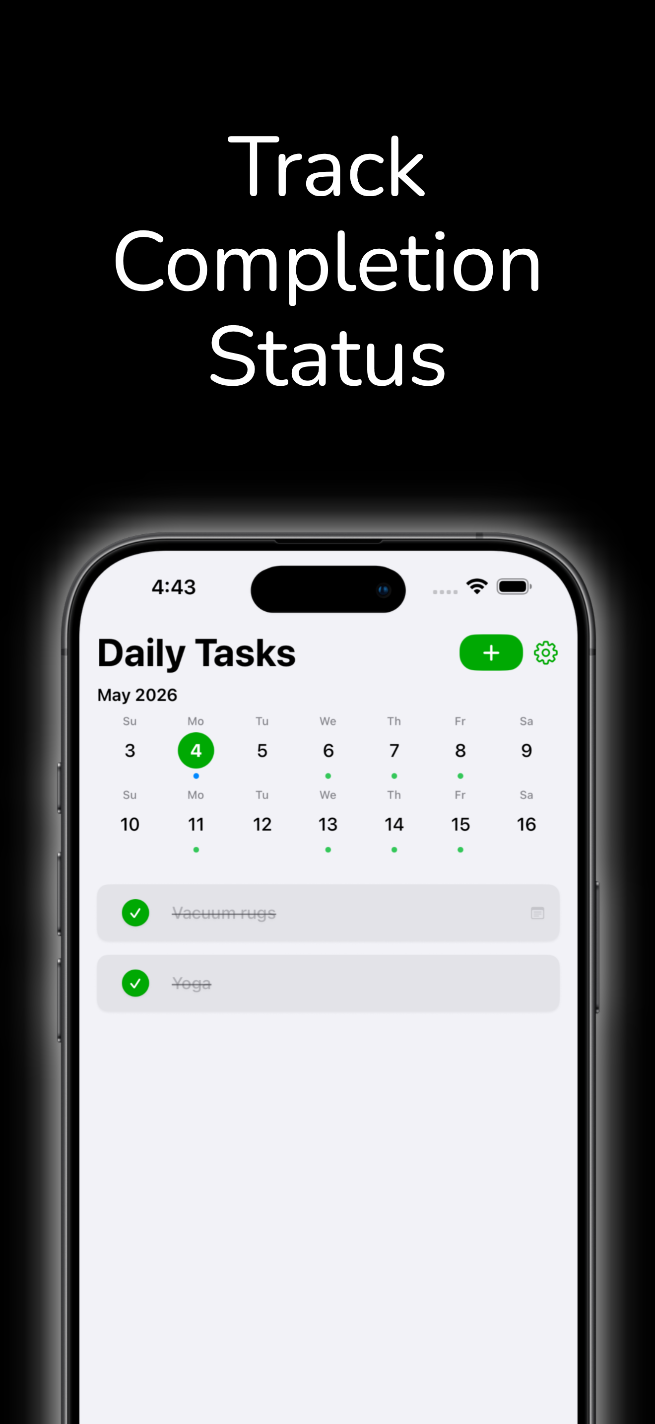 Daily Tasks: Simple & Minimal