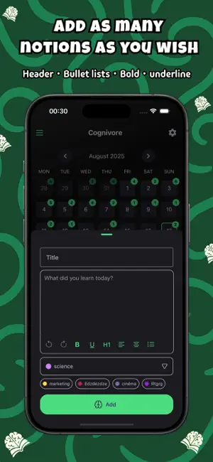 Cognivore: Learn and Memorize screenshot 4