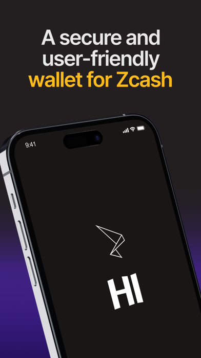 Screenshot 1 of Zashi: Zcash Wallet App