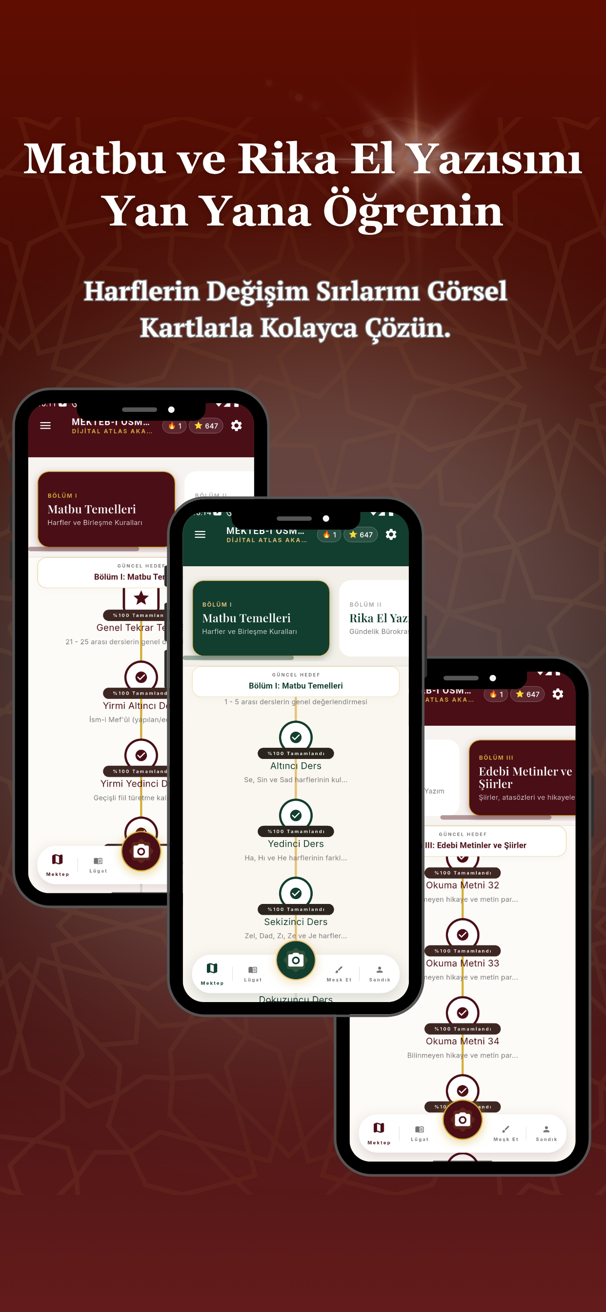 Osmanlıca Öğreniyorum: Mekteb screenshot 4
