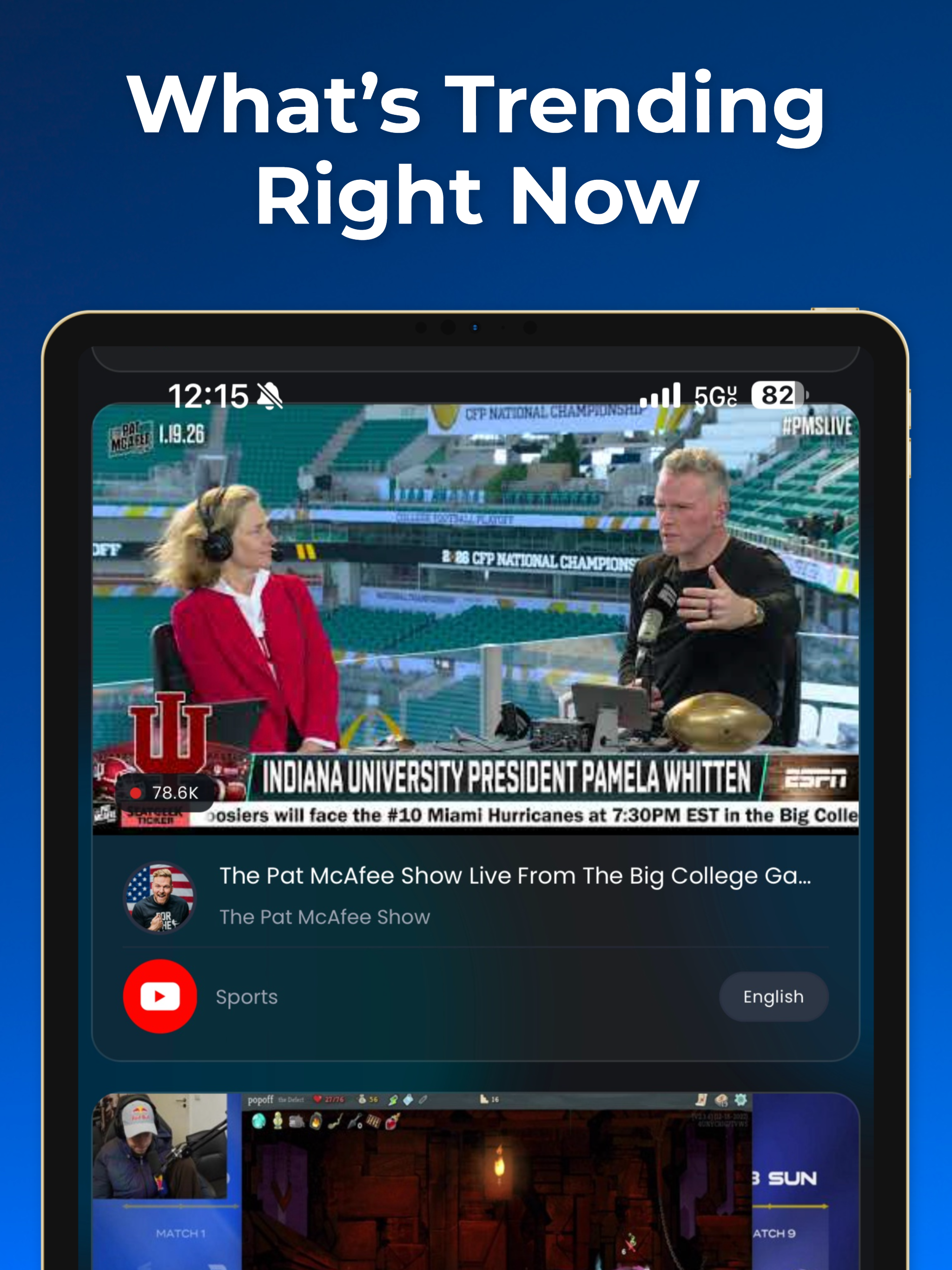 WhosLive: Live Streaming