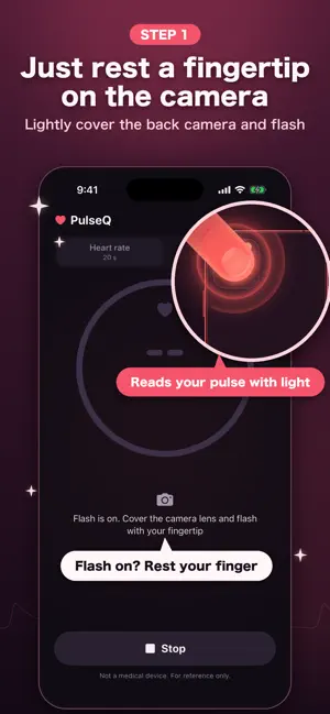 PulseQ: Heart Rate & HRV screenshot 1