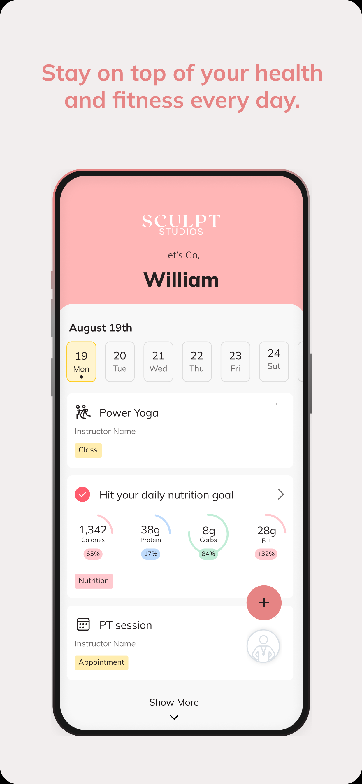Sculpt Studios Coaching