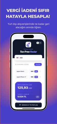 TaxFree Radar Screenshot 2 of 5