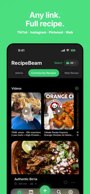 RecipeBeam: Recipe Import screenshot 1