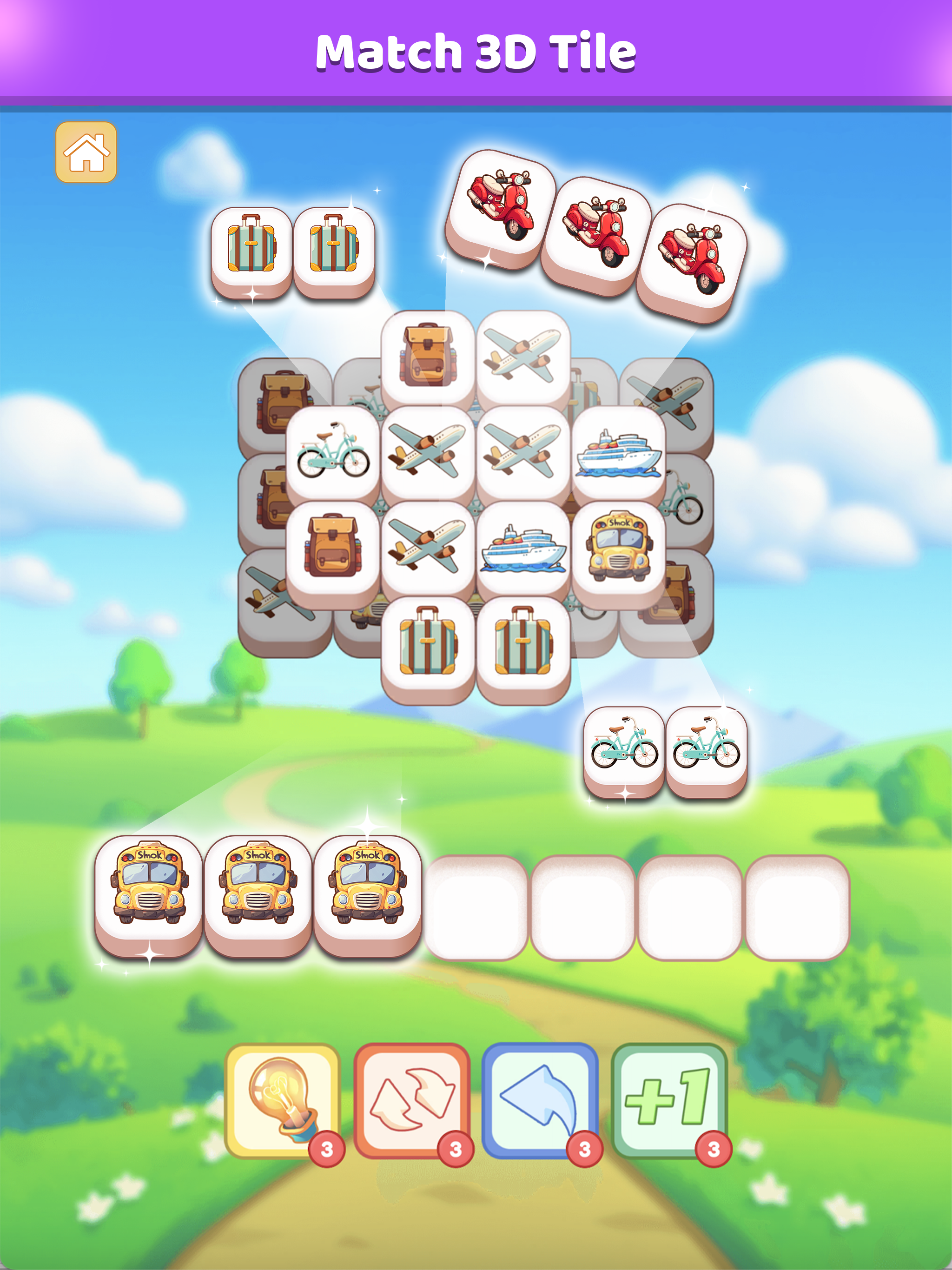 Tile Match - Scenery Journey