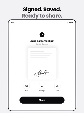 eSign – Sign PDF iPad screenshot 8