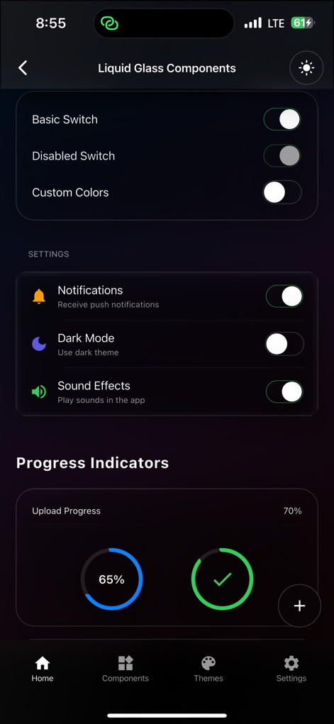 Flutter Liquid Glass Kit - Developer Tools App | MWM