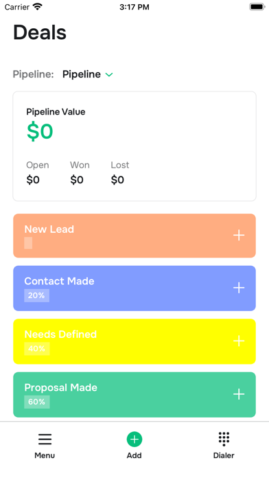 SmartPro Financial CRM Screenshot