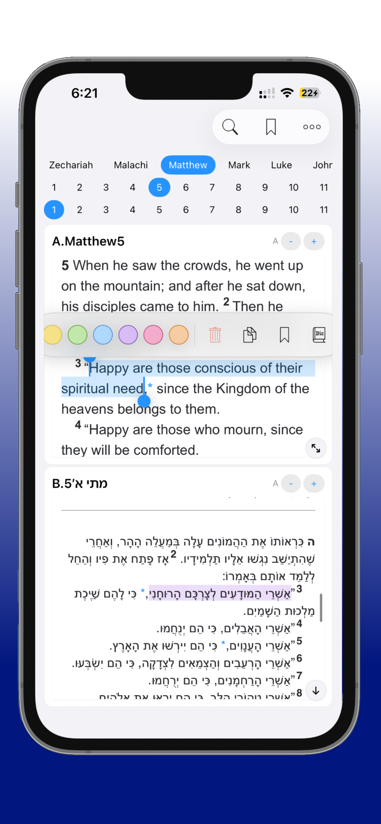 DoubleScroll Bible screenshot 4