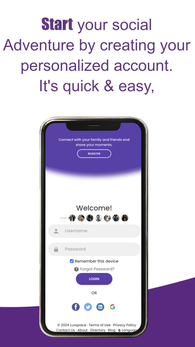 Luvspace Screenshot