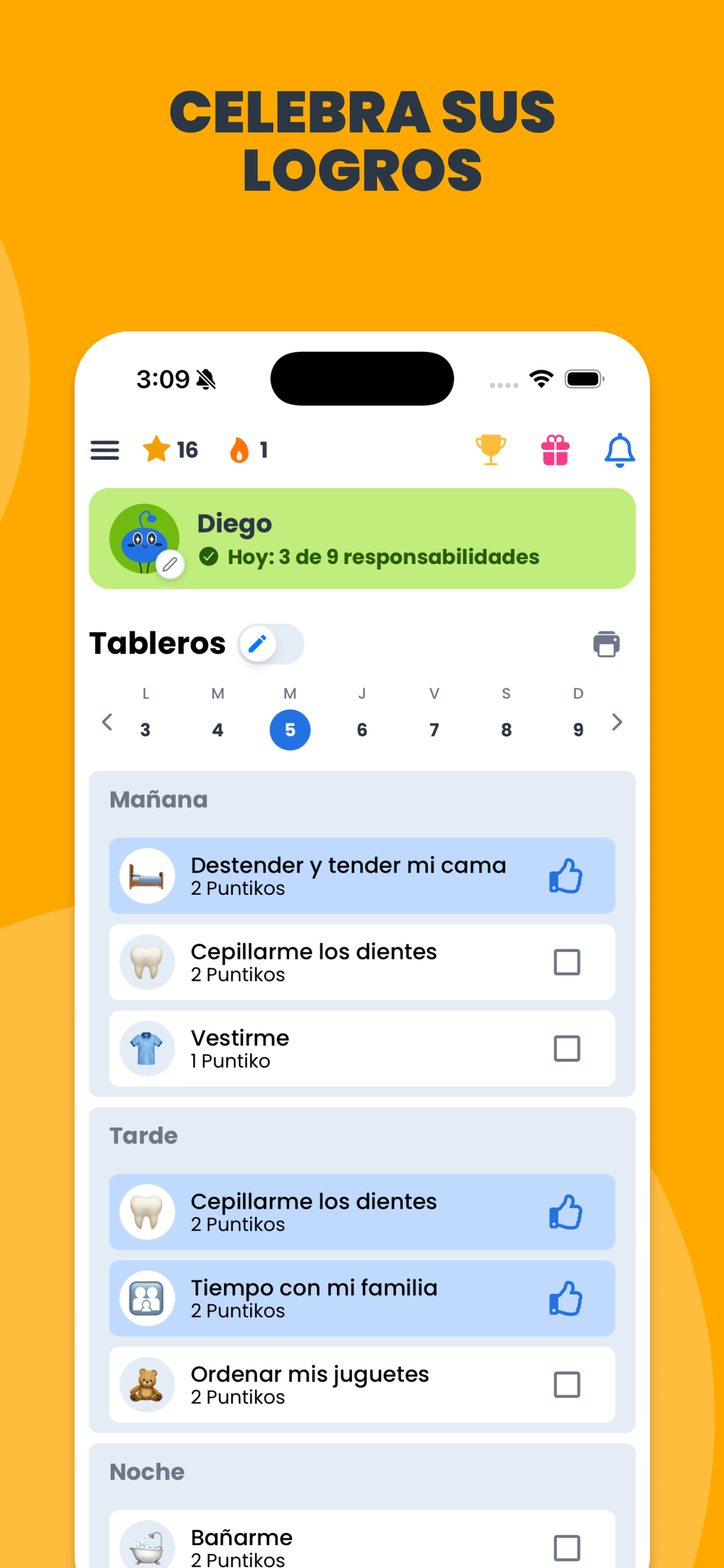Puntikos: Rutinas Familiares screenshot 6