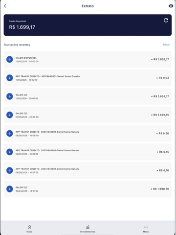 BPD Banco Paulista iPad screenshot