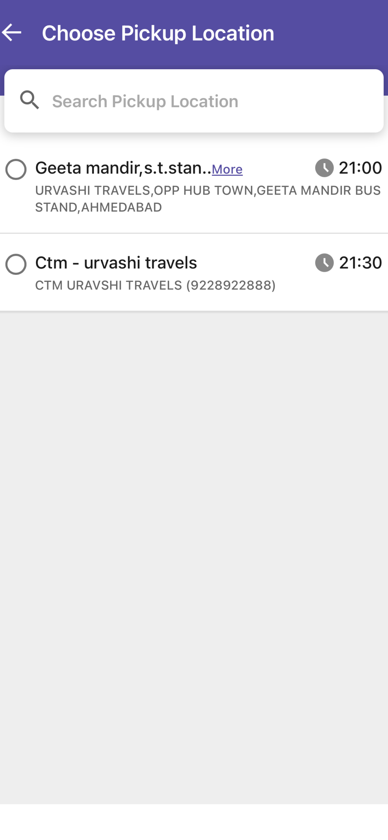 Urvashi Travels