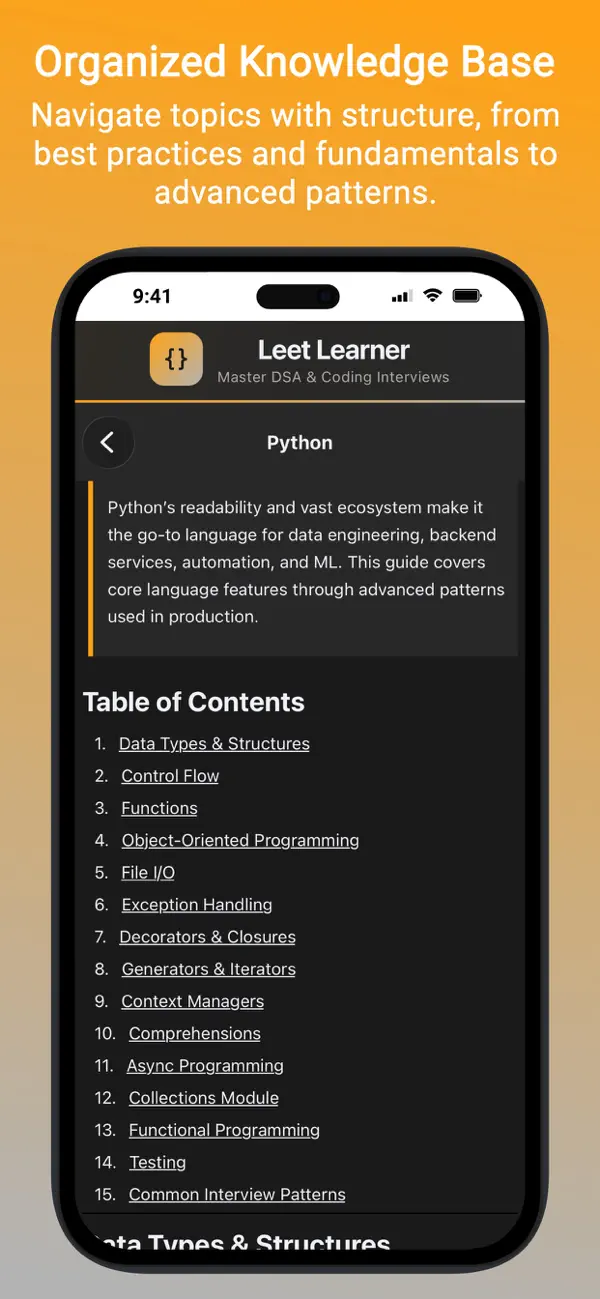 #6. Leet Learner: Coding Interview (iOS) 게시자: GTechnologies LLC