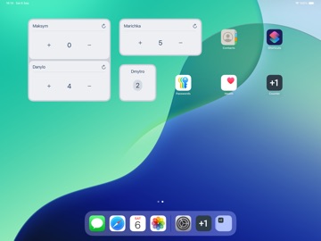 Counter: History & Widgets iPad screenshot