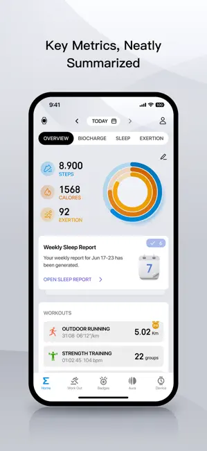 Zepp iPhone screenshot 1