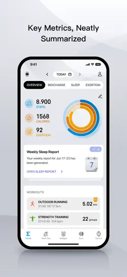 Captura de pantalla de Zepp en iPhone 1