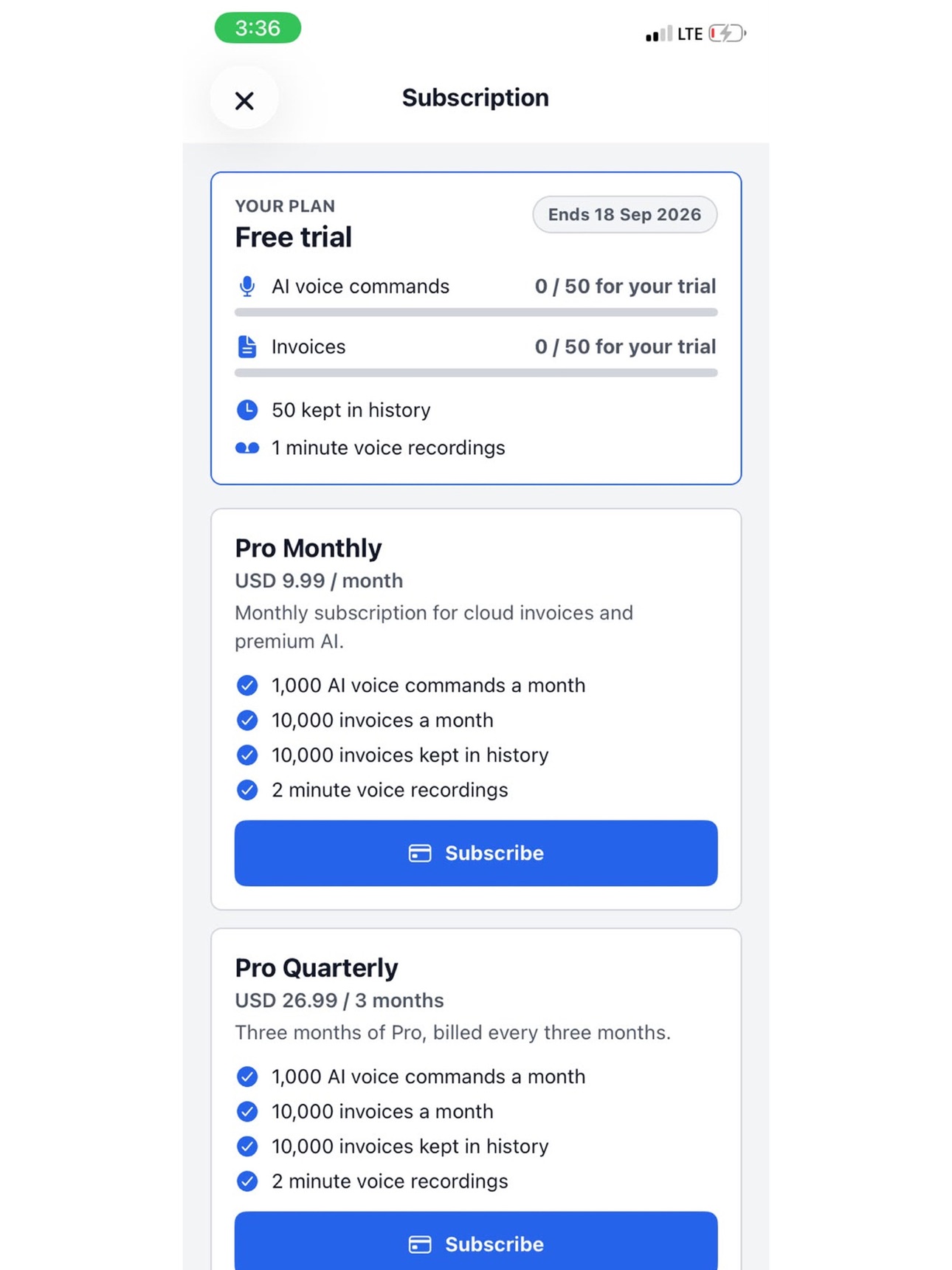 Screenshot 11 of VoiceBill: Invoice Maker