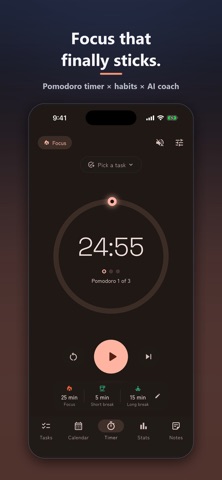 Steadily: Focus Timer & Habits Screenshot 1 of 8