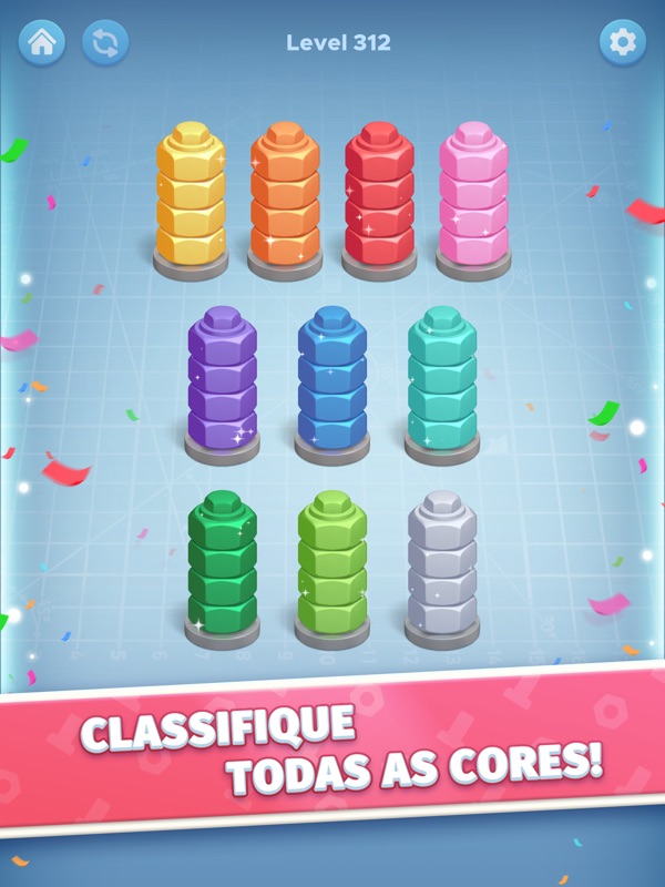 Nut Color Game - Sort Puz 3D screenshot 10