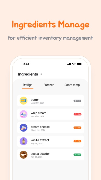 shoobbang: baking calc, recipe screenshot-3