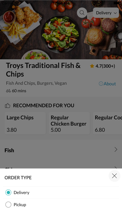 Troys Traditional Fish & Chips Screenshot