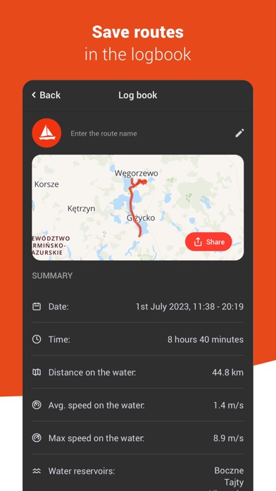 Żegluj: water navigation Screenshot