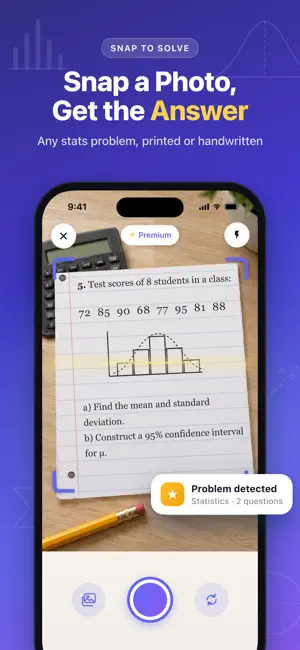 Statistics AI - Math Helper screenshot 1
