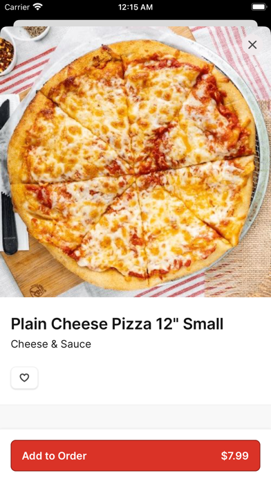 Super Fratelli's Pizza iPhone screenshot 3 - Food & Drink app