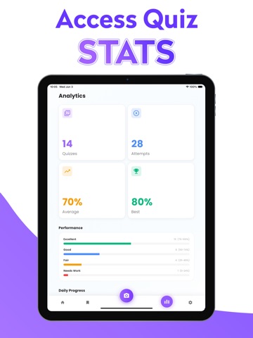 Quizi AI - Quiz Maker iPad screenshot