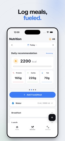 HealthMeter iPhone screenshot