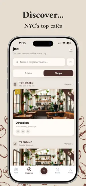 joe: Coffee Companion screenshot 3