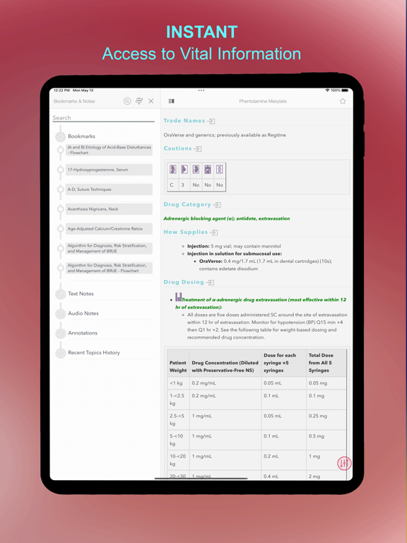 Harriet Lane Handbook App iPad screenshot 7 - Medical app