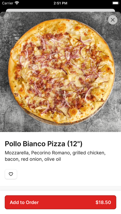 Trent's Pizzeria iPhone screenshot 4 - Food & Drink app