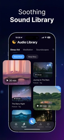 Snoozy: Sleep Sounds & Tracker Screenshot 3 of 8