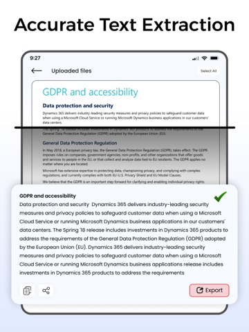 PDF to Text Converter. iPad screenshot