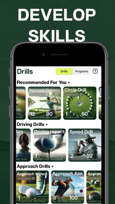 Tangent: Golf AI Caddie Drills Screenshot