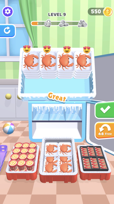 Fridge Organizing Game Screenshot