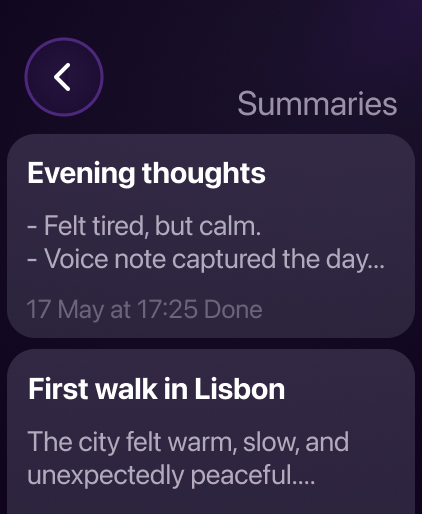 Voice Memory • AI Summary screenshot 8