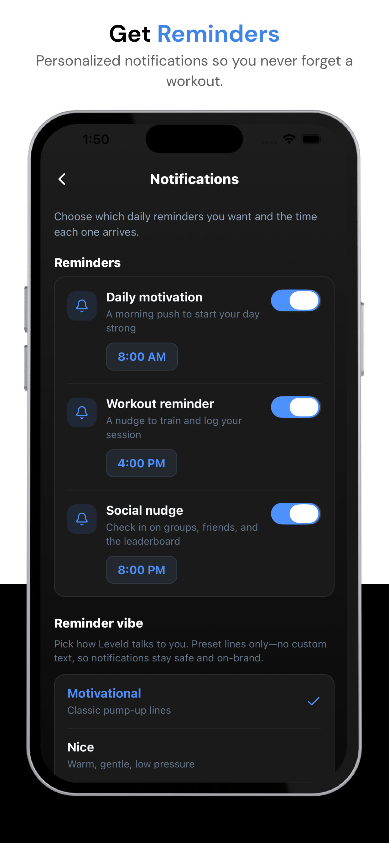 Leveld - Workout Tracker App screenshot 5
