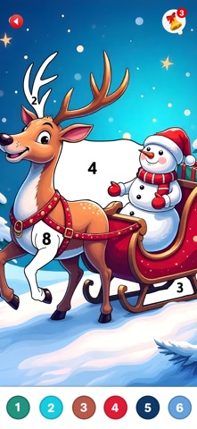 Aesthetic Art Christmas Color iPhone screenshot