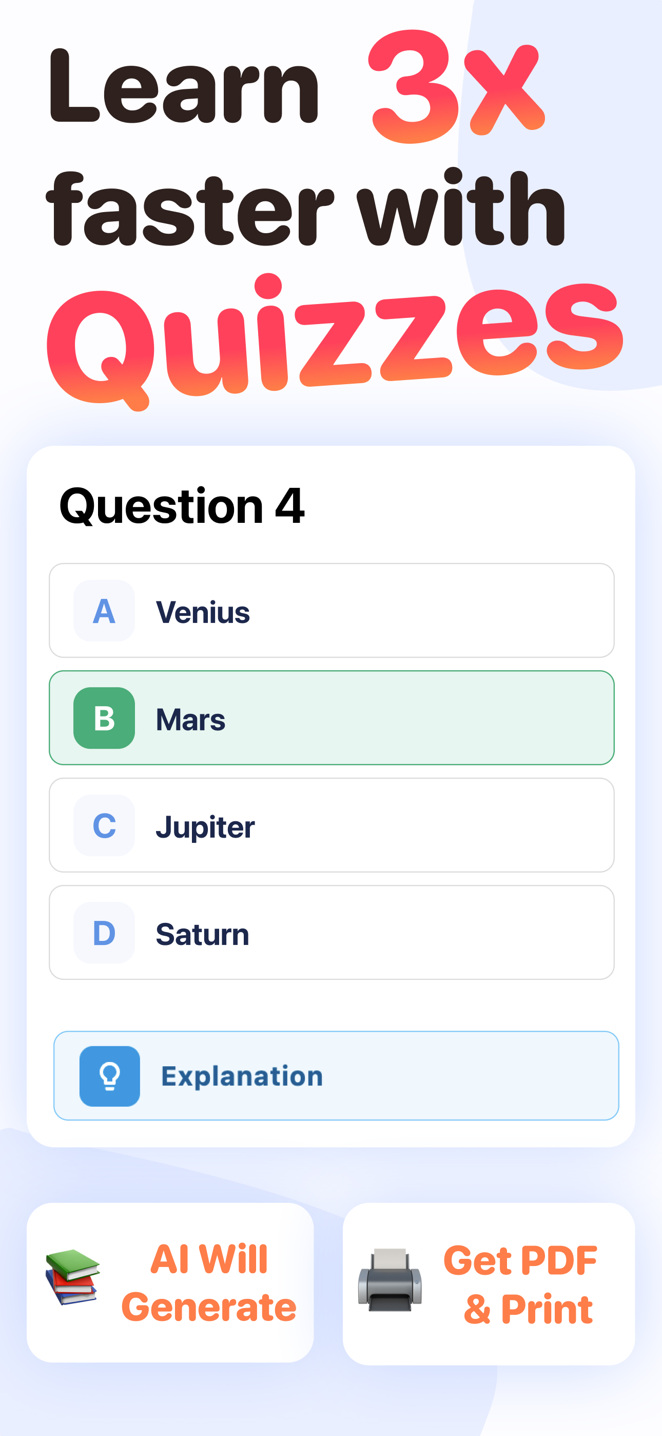 Quiz Maker : Learn With Tests