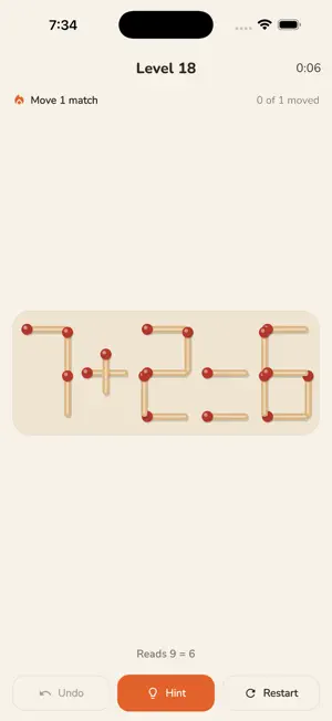 Sparkora: Matchstick Puzzle screenshot 1