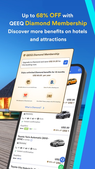QEEQ Car Rental Screenshot