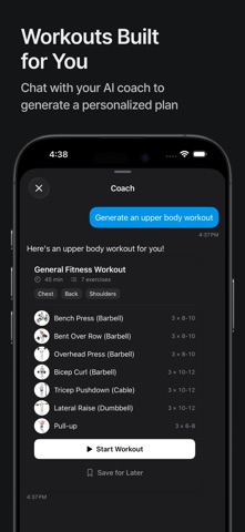 AI Personal Trainer - EVEX Screenshot 3 of 5