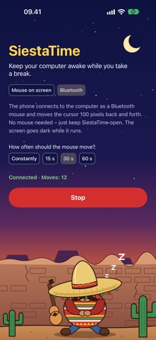 SiestaTime - Keep PC Awake screenshot 2