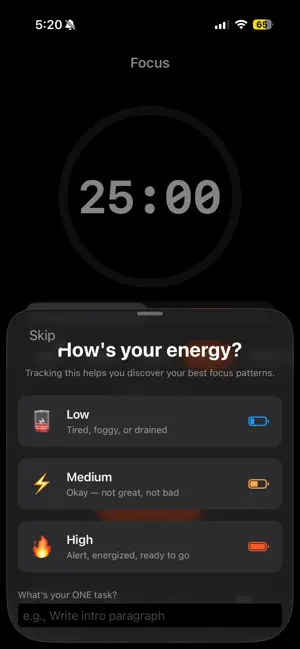 Spicy Focus: ADHD Timer screenshot 2