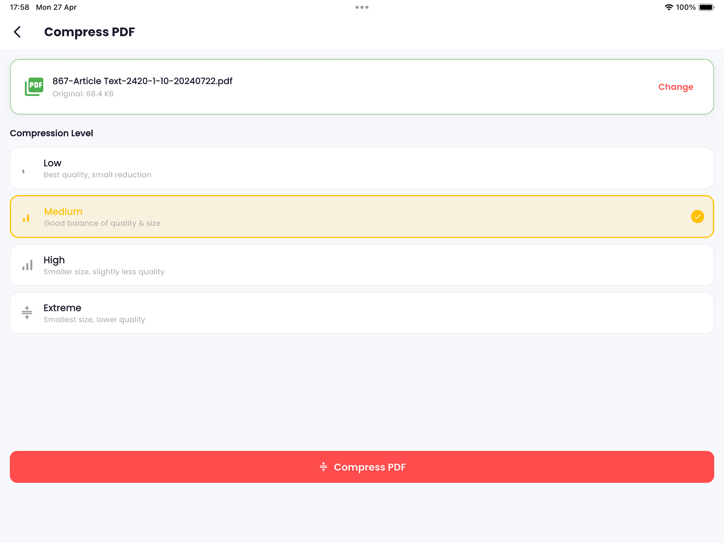 PDF Tools Pro — Scanner