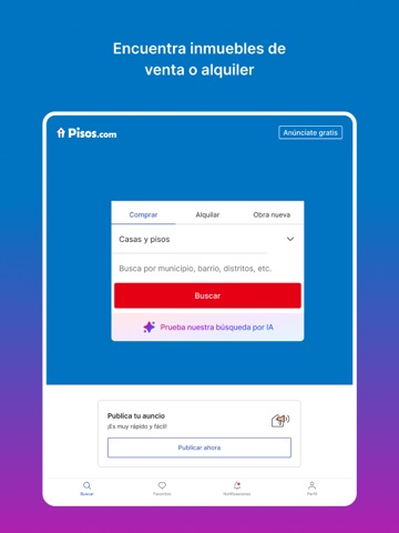 pisos.com iPad screenshot 1